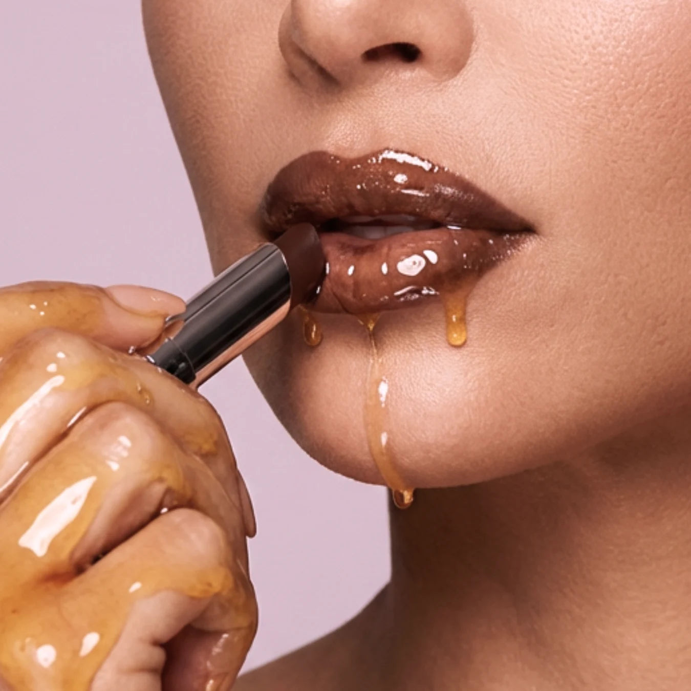 OhMyHoney Lipstick in Honey Noir and Honey Rose