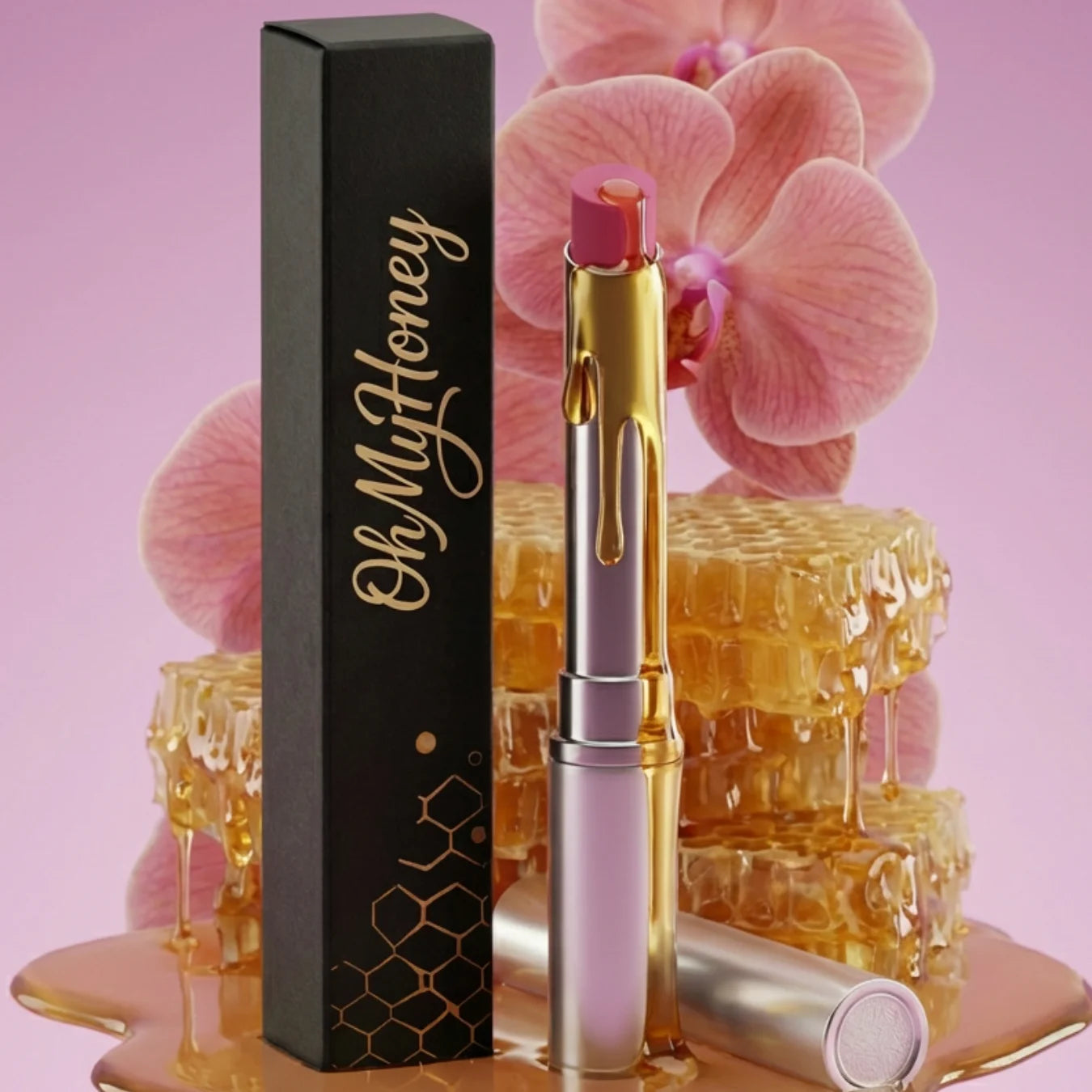 OhMyHoney Lipstick in Honey Noir and Honey Rose