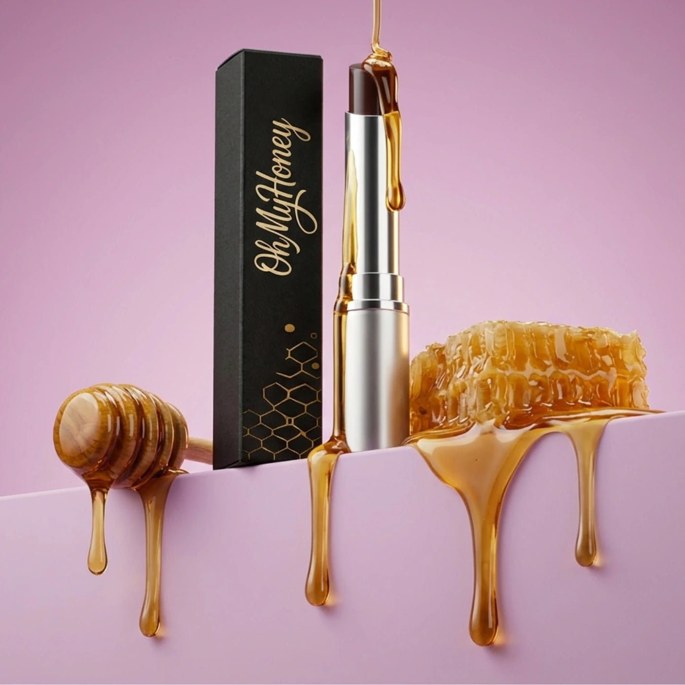 OhMyHoney Lipstick in Honey Noir and Honey Rose